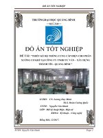 THIẾT kế hệ THỐNG CUNG cấp điện CHO PHÂN XƯỞNG cơ KHÍ tại CÔNG TY TNHH tư vấn – xây DỰNG THÀNH tín   QUẢNG BÌNH 