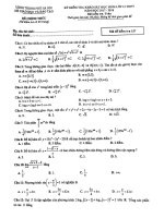 Đề kiểm tra khảo sát Toán 12 THPT năm học 2017–2018 sở GD và ĐT Hà Nội