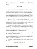 Thực trạng và giải pháp hoàn thiện hoạt động giao tiếp của nhân viên tiếp xúc trực tiếp với khách hàng tại khách sạn varna