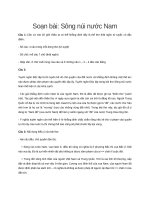 Soạn bài: Sông núi nước Nam