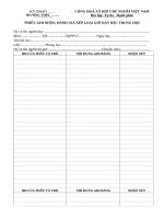 PHIẾU DỰ GIỜ THPT ( THEO THÔNG TƯ 555 CỦA BỘ)