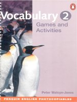 Vocabulary games and activities 2 (Các trò chơi và hoạt động luyện từ vựng tiếng anh 2)