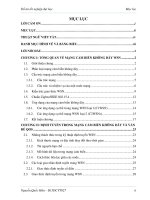 nghiên cứu và đánh giá hiệu năng của giao thức định tuyến dymo trong mạng cảm biến không dây wsn 