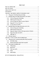 Nghiên cứu giải pháp NEMO CEM cho đánh giá chất lượng trải nghiệm trong mạng di động thế hệ 3g 4g 