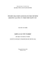 TÌM HIỂU HOẠT ĐỘNG KINH DOANH THEO MÔ HÌNH GROUPON TẠI CÔNG TY TNHH TMĐT HAPPY NET
