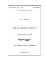 Pháp luật về giao đất, cho thuê đất để thực hiện các dự án đầu tư kinh doanh bất động sản 
