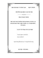 Thế chấp nhà ở hình thành trong tương lai để đảm bảo thực hiện nghĩa vụ từ hợp đồng tín dụng 