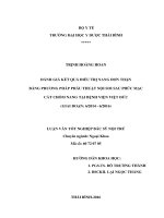 Đánh giá kết quả điều trị nang đơn thận bằng phương pháp phẫu thuật nội soi sau phúc mạc cắt chỏm nang tại bệnh viện việt đức 