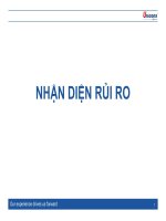 TAI LIEU NHẬN DIỆN RỦI RO