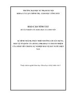 Sự hình thành, phát triển đường lối xây dựng, bảo vệ Tổ quốc của Đảng(19862016) và trách nhiệm của sinh viên trong sự nghiệp xây dựng và bảo vệ Tổ quốc hiện nay