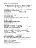 Hệ Thống Câu Hỏi Trắc Nghiệm Tham Khảo Phục Vụ Hội Thi Giáo Viên Tổng Phụ Trách Đội Giỏi