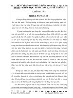 SKKN GIÚP HỌC SINH LỚP 4, 5 VIẾT ĐÚNG CHÍNH TẢ