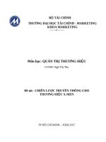 Chiến lược marketing Thương hiệu cho X-men