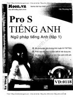ThichTiengAnh com pros ngữ pháp tiếng anh (tập 1)   cô mai phương