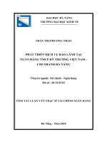 Phát triển dịch vụ bảo lãnh tại ngân hàng TMCP kỹ thương việt nam   chi nhánh đà nẵng (tt) 