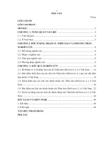 Bước đầu nghiên cứu phân loại các loài cây thuốc thuộc chi thâu kén (Helicteres L.) ở Việt Nam