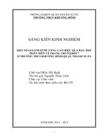 SKKN MỸ THUẬT 7 – MỘT SỐ GIẢI PHÁP ĐỂ NÂNG CAO HIỆU QUẢ DẠY HỌC PHÂN MÔN VẼ TRANG TRÍ