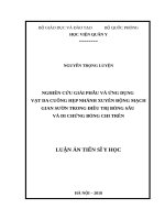 Nghiên cứu giải phẫu và ứng dụng vạt da cuống hẹp nhánh xuyên động mạch gian sườn trong điều trị bỏng sâu và di chứng bỏng chi trên (FULL TEXT)