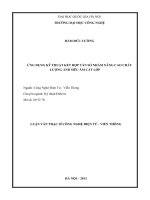 Ứng dụng kỹ thuật kết hợp tần số nhằm nâng cao chất lượng ảnh siêu âm cắt lớp (Luận văn thạc sĩ)