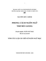 Phong cách ngôn ngữ thơ bùi giáng  tt