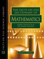 The facts on file dictionary of mathematics 