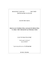 Pháp luật về đình công, giải quyết đình công và thực tiễn thi hành tại tỉnh bắc ninh 