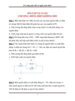 Bài tập Vật lý 11 Dòng điện không đổi