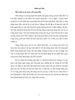 SKKN MỘT SỐ BIỆN PHÁP GIÁO DỤC TRẺ MẦM NON BẢO VỆ MÔI TRƯỜNG CHO TRẺ 3-4 TUỔI TRƯỜNG MẦM NON 2019