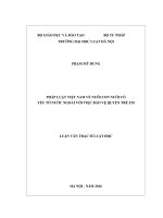 Pháp luật việt nam về nuôi con nuôi có yếu tố nước ngoài với việc bảo vệ quyền trẻ em  