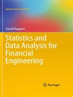 Statistics and data analysis for financial engineering 