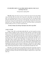 VẤN đề hôn NHÂN và GIA ĐÌNH TRONG HOÀNG VIỆT LUẬT lệ (tt) 