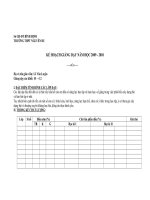 Kế hoạch giảng dạy Giáo Dục Quốc Phòng đầy đủ 3 khối từ lớp 10 đến 12.