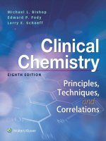 Clinical chemistry principles techniques and correlations 8th ed bishop
