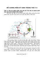 đề cương ký sinh trùng thú y 2