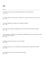 Operations management stevenson 11th edition test bank ch4 