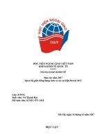 Quan hệ giữa đồng bảng anh và các sự kiện brexit 2017 