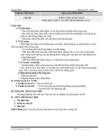 Giáo án Hình học 11 HKII đầy đủ soạn theo Mẫu mới 2018