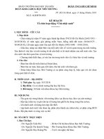 KH ToChucHoatDongChuNhatXanhSGU 11111