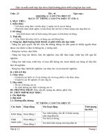 Giáo án Vật lý 11 mẫu mới 2018 Hay