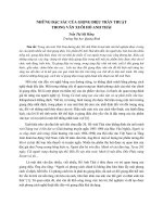 NHỮNG đặc sắc của GIỌNG điệu TRẦN THUẬT TRONG văn XUÔI hồ ANH THÁI (tt) 