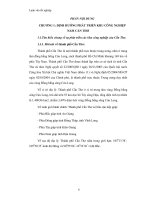 Định hướng phát triển khu công nghiệp nam cần thơ và ảnh hưởng của nó đến sự phát triển bền vững của thành phố cần thơ 