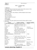 Trọn bộ giáo án tiếng anh lớp 5chương trình mới