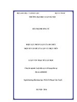 Hiệu lực pháp luật của di chúc   một số vấn đề lý luận và thực tiễn  