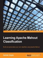 Learning apache mahout classification by ashish gupta 