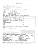 Luyện tập Tiếng Anh 6