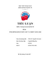 Tình hình kinh tế đức 2017 và triển vọng 2018 