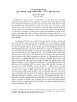 VÕ NGUYÊN GIÁP QUA hồi ký điện BIÊN PHỦ   điểm hẹn LỊCH sử 