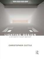Lighting design a perception based approach   christopher cuttle 