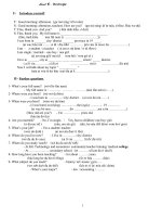 Speaking topic level b