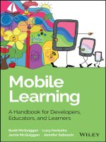 Mobile learning a handbook for developers, educators, and learners   scott mcquiggan